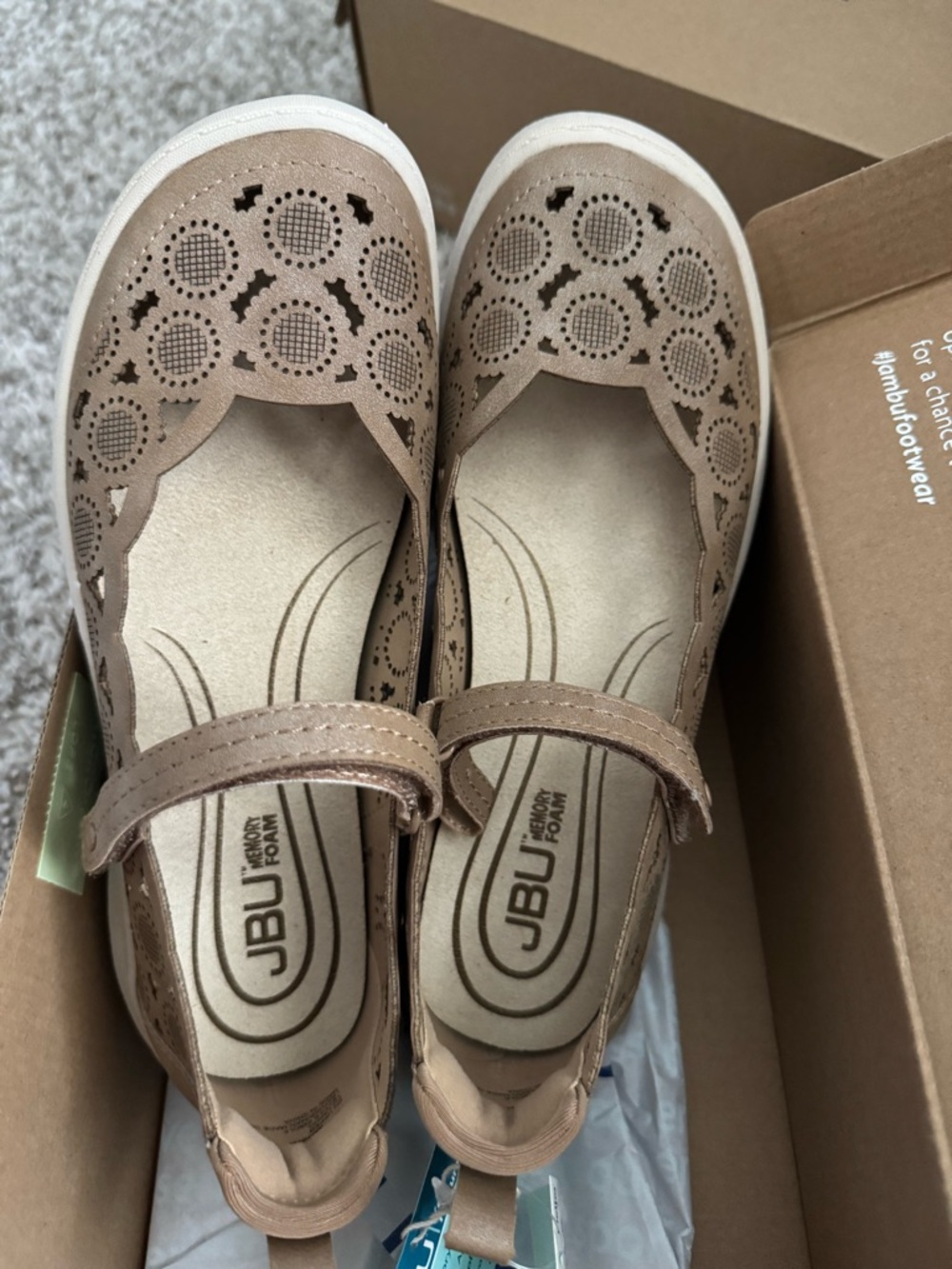 JBU Anne Women's Casual Mary Jane Ballet Flats SIZE 6 & 7